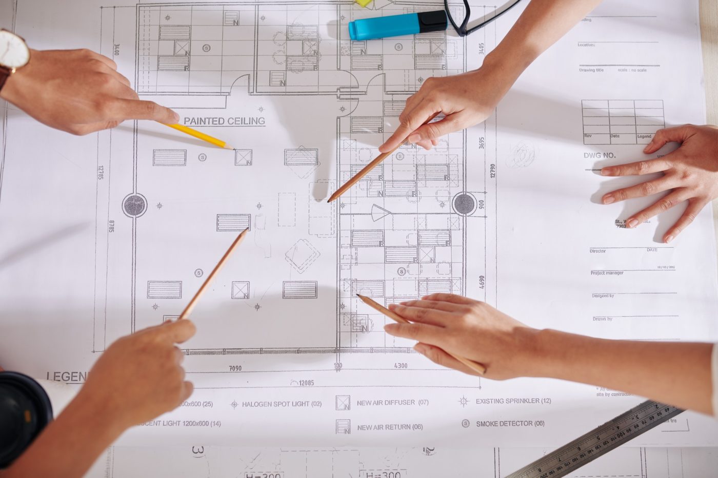 team working on design project e1669624914211